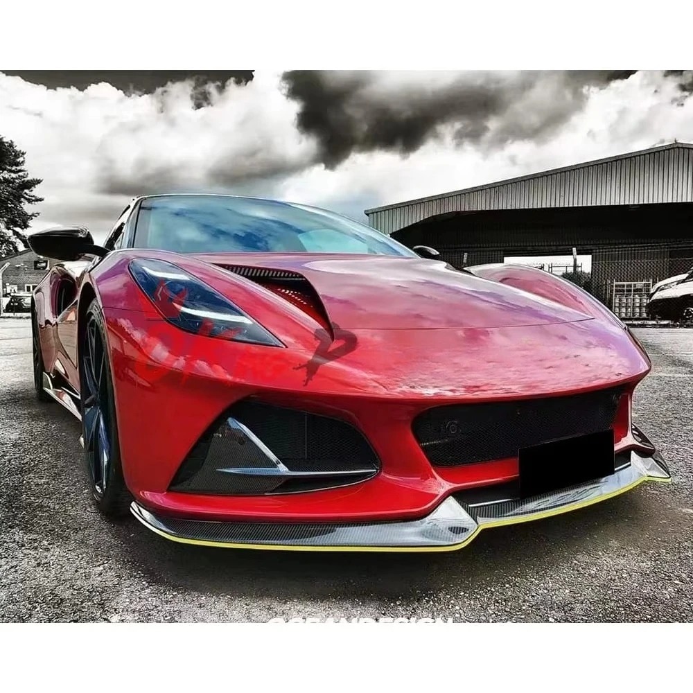 Emira OD Style Real Carbon Front Lip for Lotus Emira High Flow Upgraded